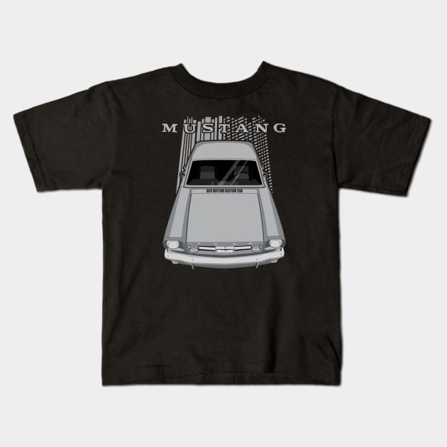 Mustang 1966 - Silver Kids T-Shirt by V8social